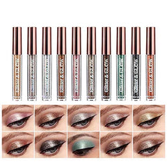 Langmanni metallic glitter gold for bold eye looks with high-impact sparkle
