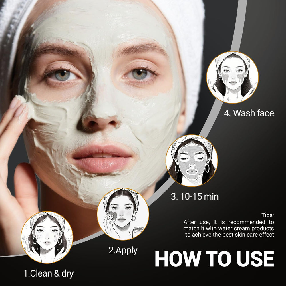 LANGULLCI Purifying Kaolin Clay Mask spa moment evokes relaxing self-care ritual