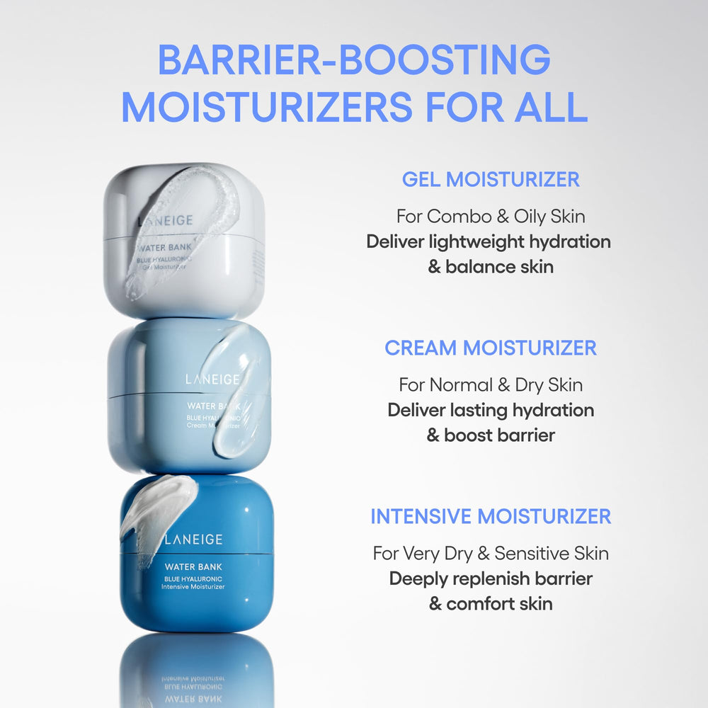 LANEIGE Water Bank Blue Hyaluronic Cream squalane and ceramide ingredient focus close-up