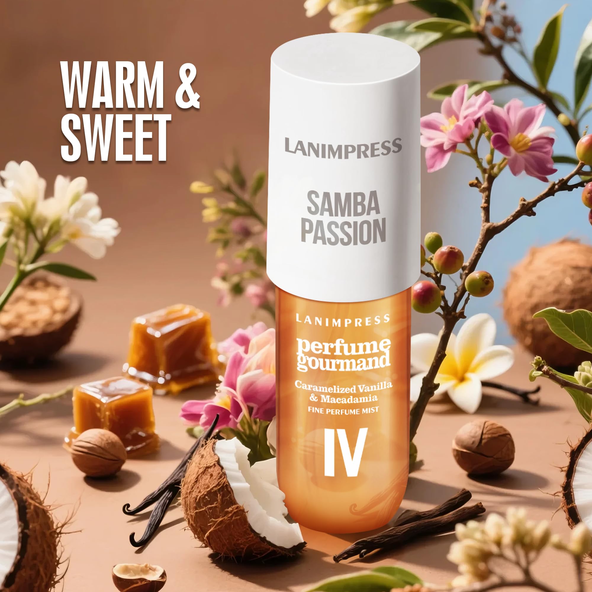 LANIMPRESS No.4 long-lasting amber note conveys vibrant vitality.