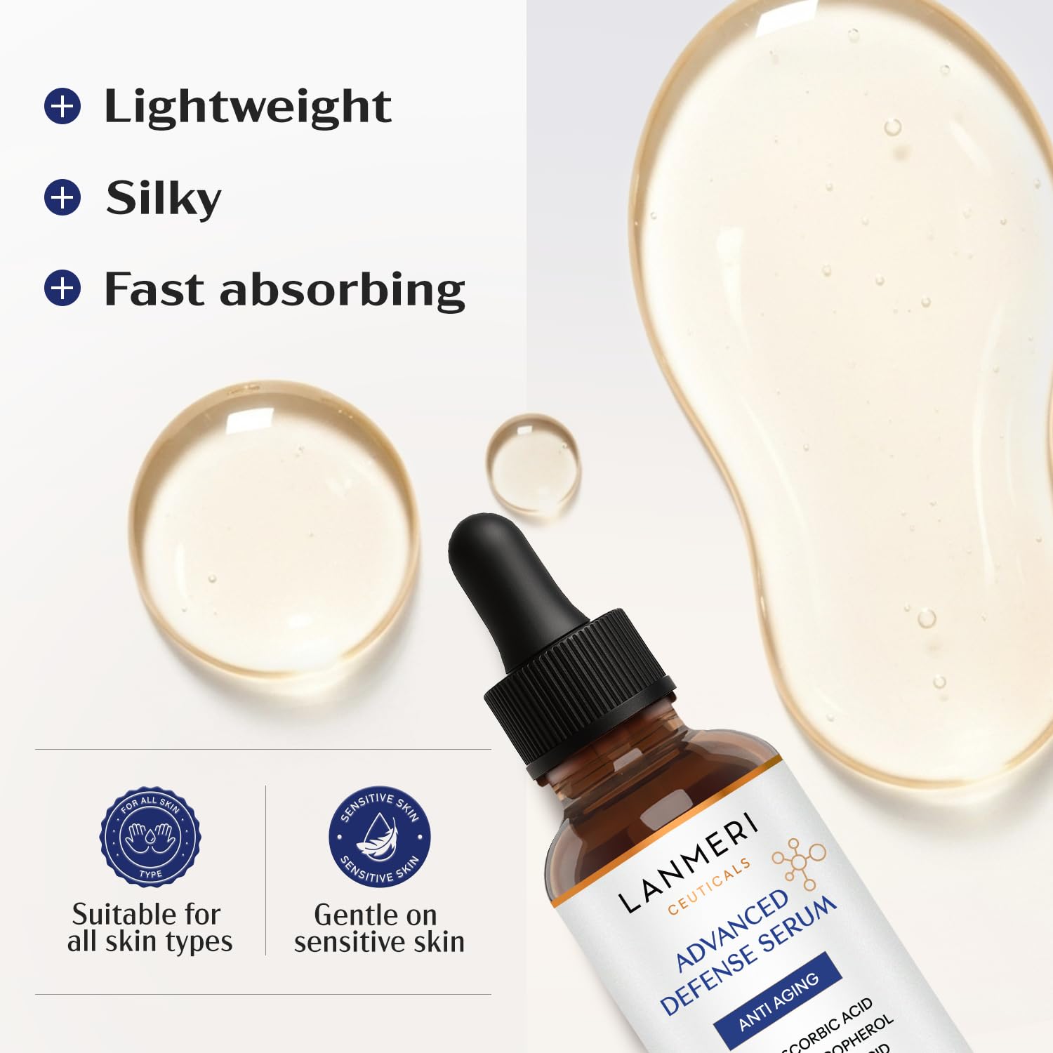 Lanmeri Ceuticals ferulic-acid crystals highlight active antioxidant components