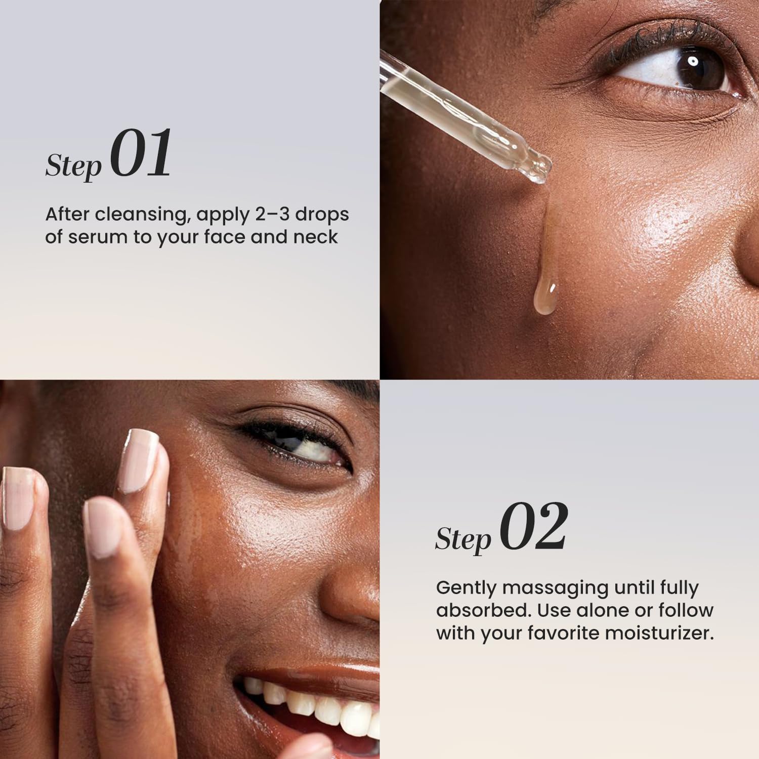 Lanmeri Ceuticals skin closeup shows even-toned, radiant-looking complexion