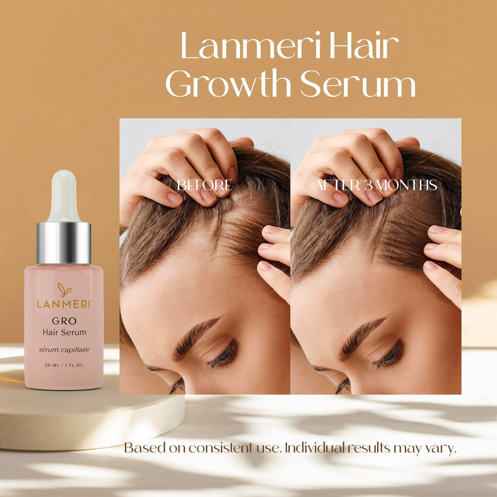 Lanmeri growth serum applicator dispense for precise scalp application