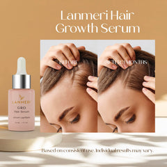 Lanmeri growth serum applicator dispense for precise scalp application