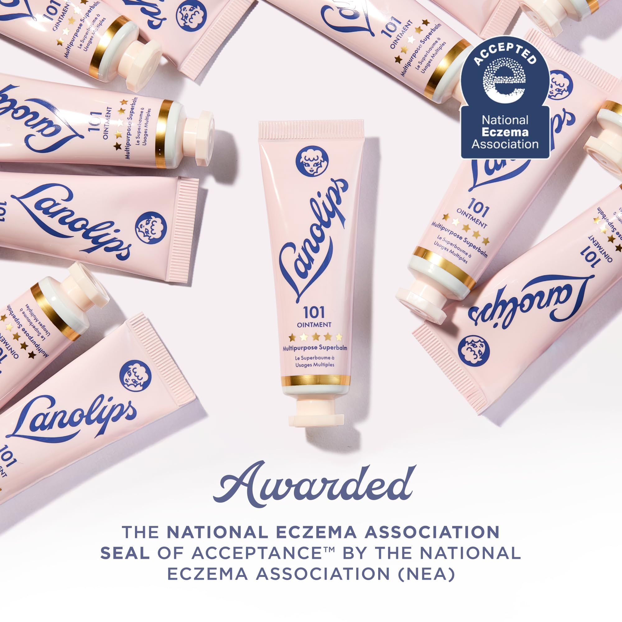 Lanolips 101 Ointment cruelty-free badge on packaging.