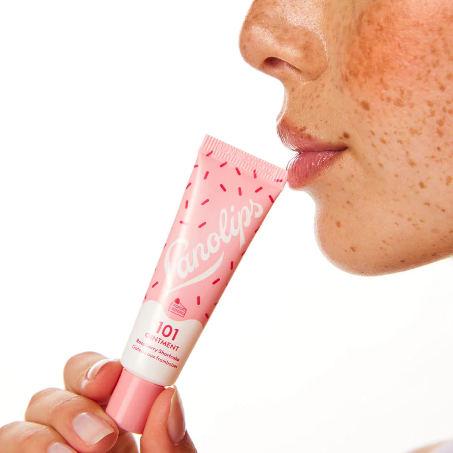 Close-up of Lanolips 101 Ointment texture