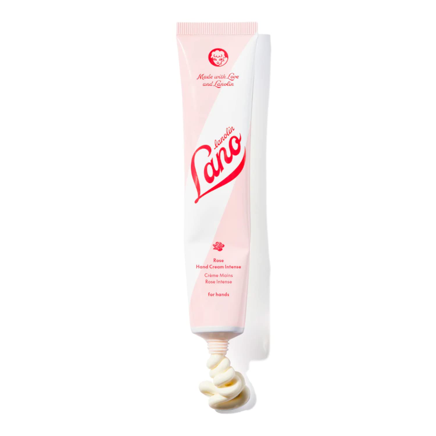 Lanolips Hand Cream being applied to hands and nails for cuticle care.