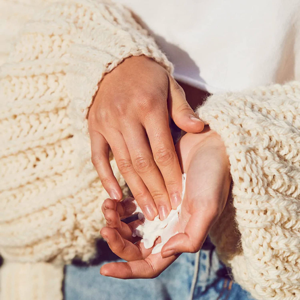 Lanolips Hand Cream delivers a silky, non-greasy finish that absorbs quickly.