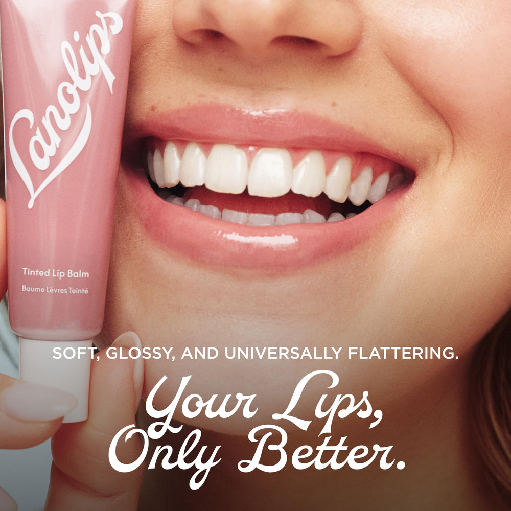 Lanolips Tinted Lip Balm applies easily with a smooth, sheer tint.