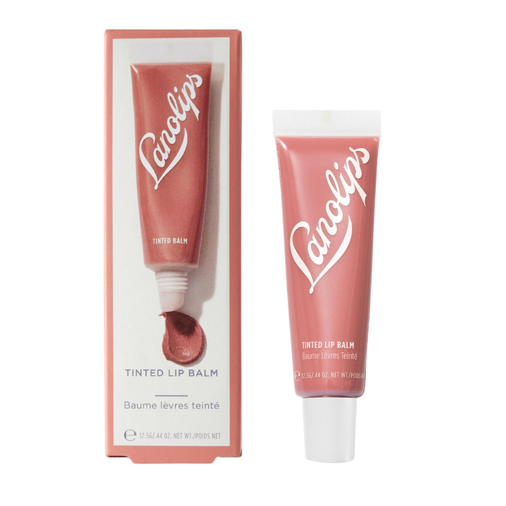 Lanolips Tinted Lip Balm Perfect Nude packaging highlights hydration-ready lip care.