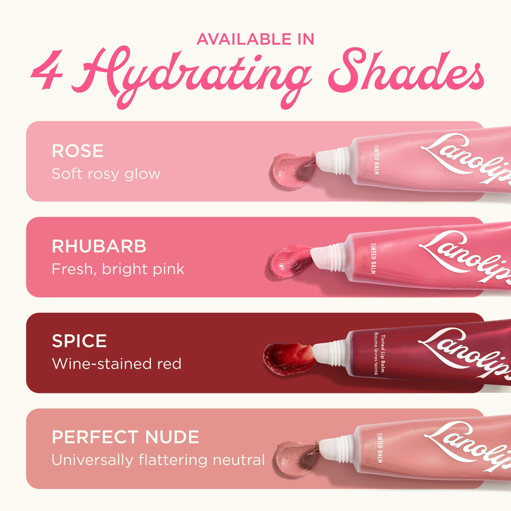 Lanolips tint texture closeup reveals sheer color and moisture