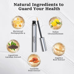 Lanonano lash serum packaging highlighting vegan and cruelty-free branding
