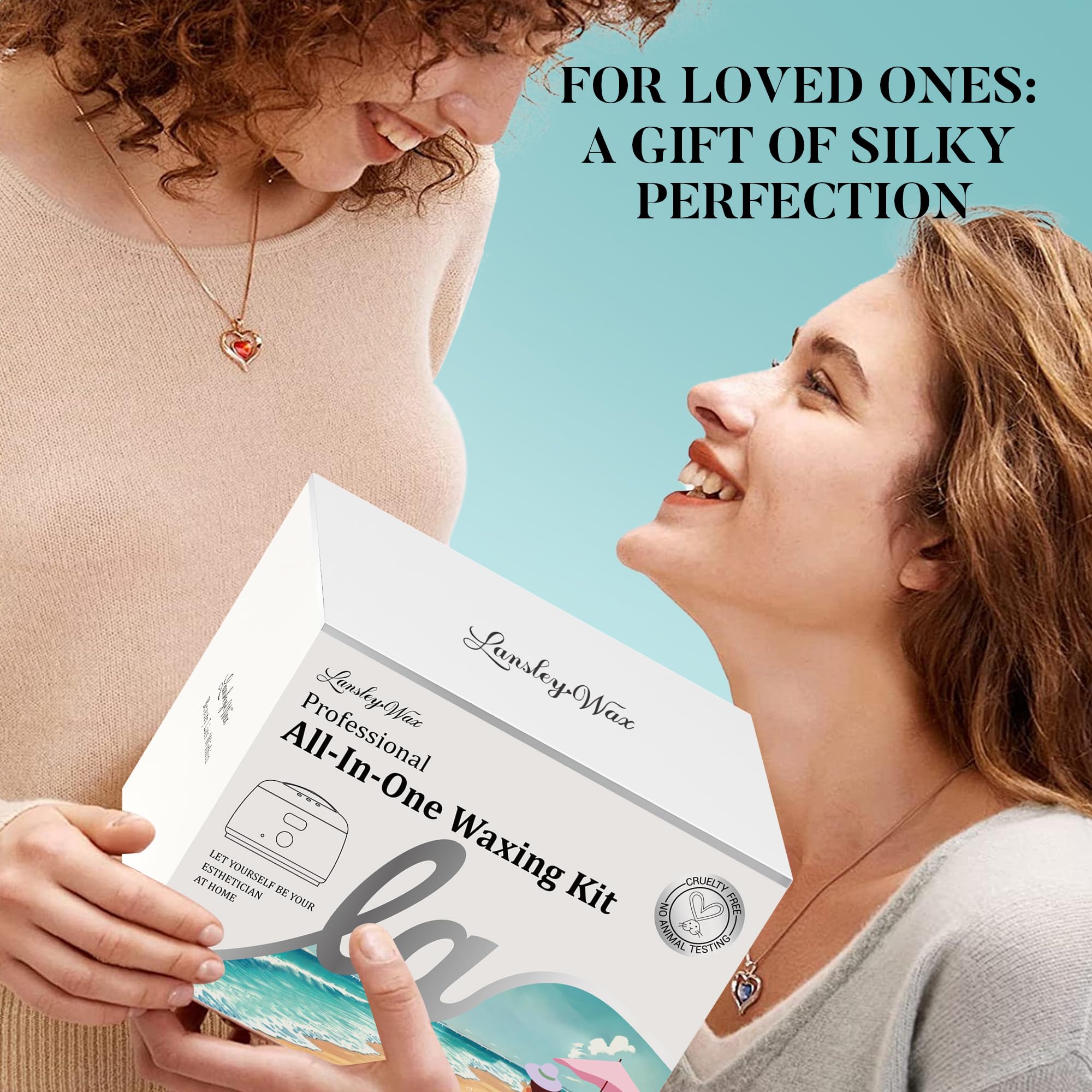LANSLEYWAX at-home salon results with professional-grade skin finishing