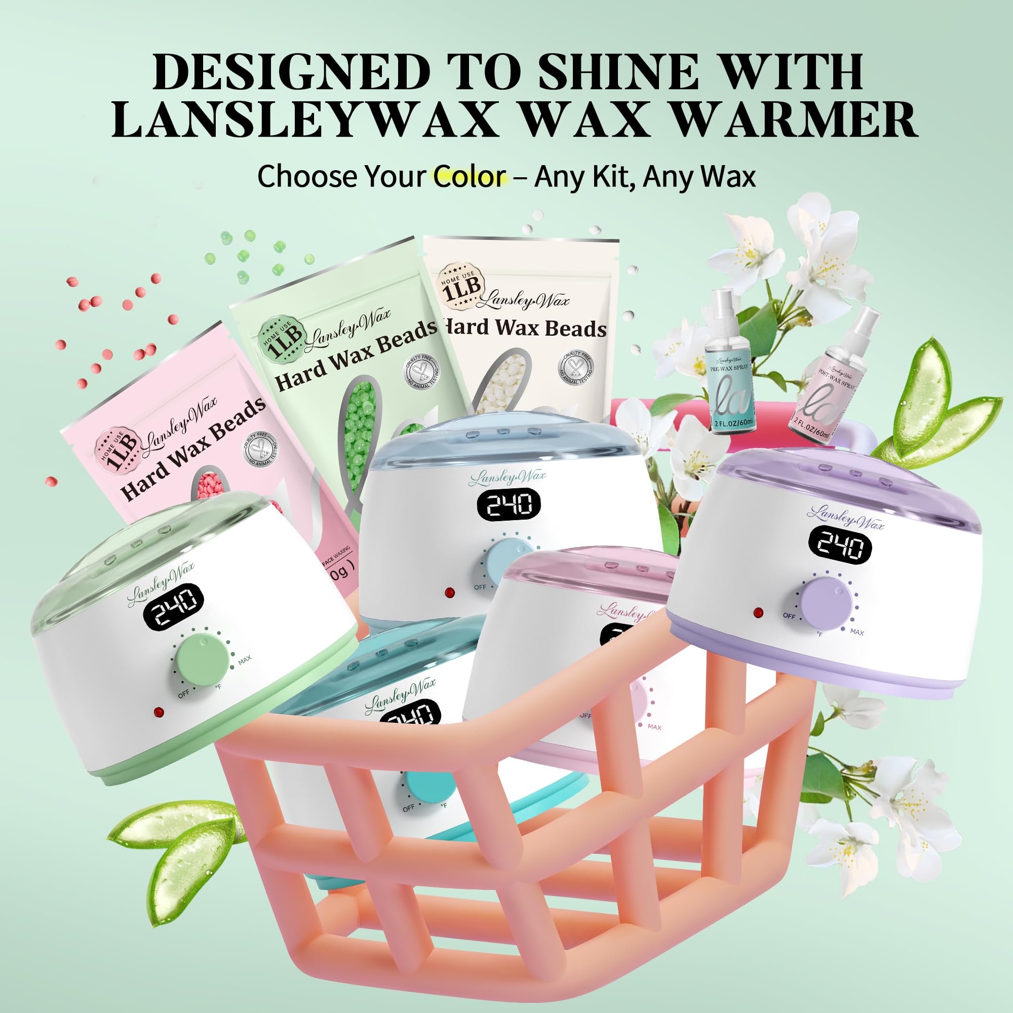 LANSLEYWAX bikini area waxing demonstrates versatile use for intimate zones