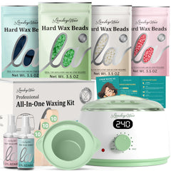 LANSLEYWAX digital waxing kit front view highlighting compact home-use design