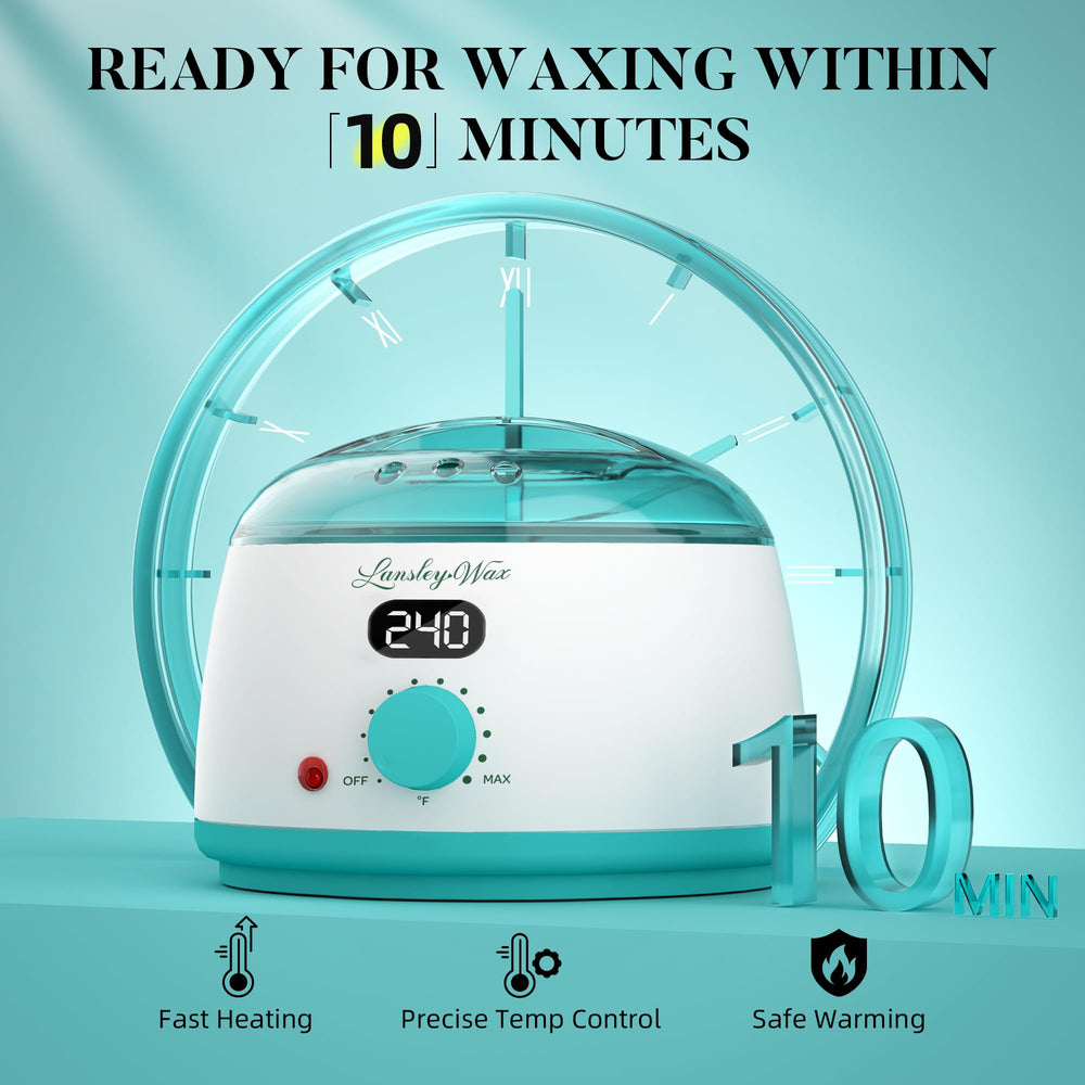 LANSLEYWAX silicone wax pot for easy application and cleanup