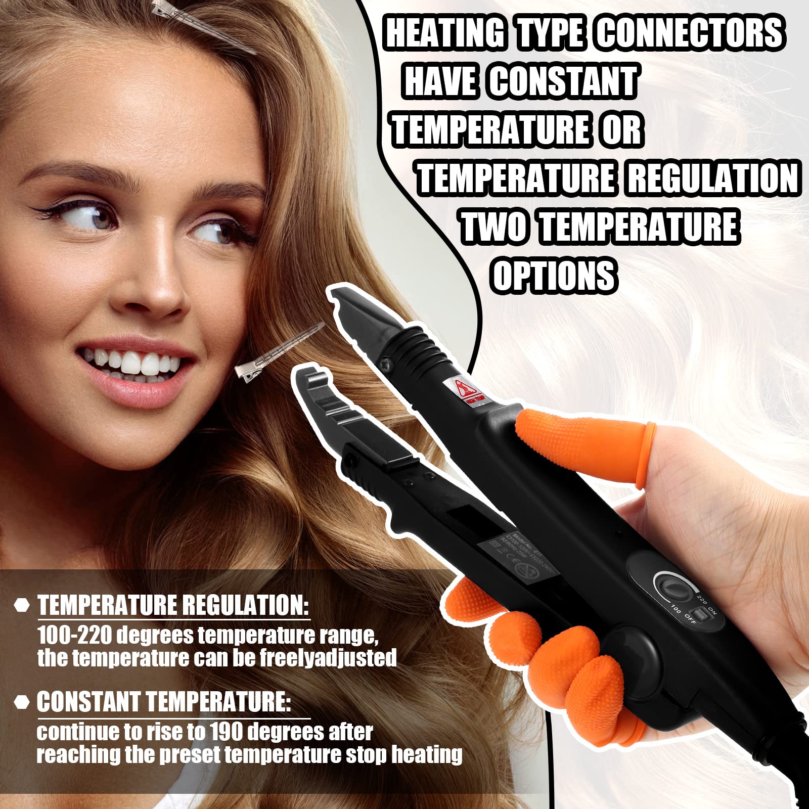 Lanties finger gloves provide heat protection during fusion