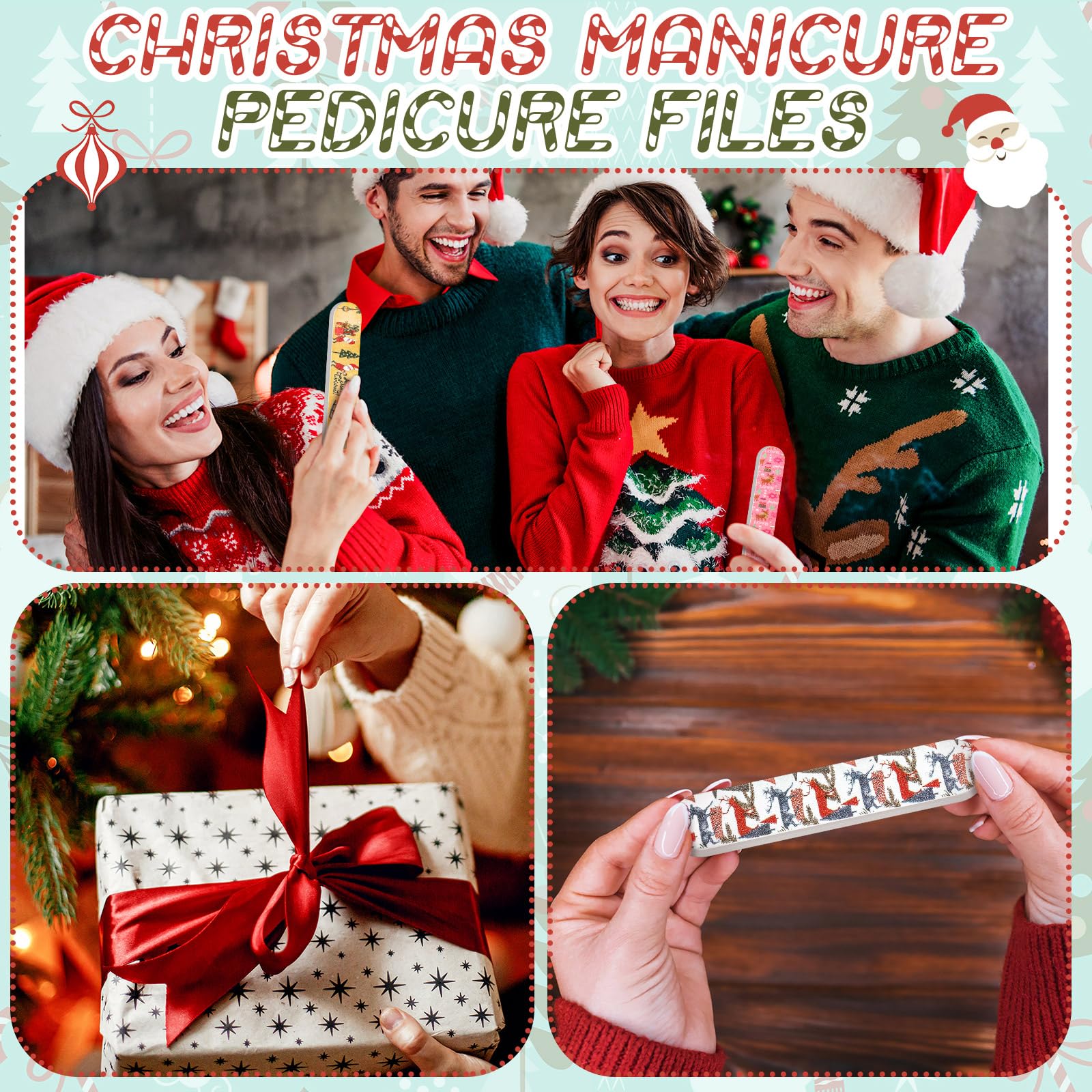 Lanties gift-ready nail files pack suitable for stocking stuffers and corporate events.