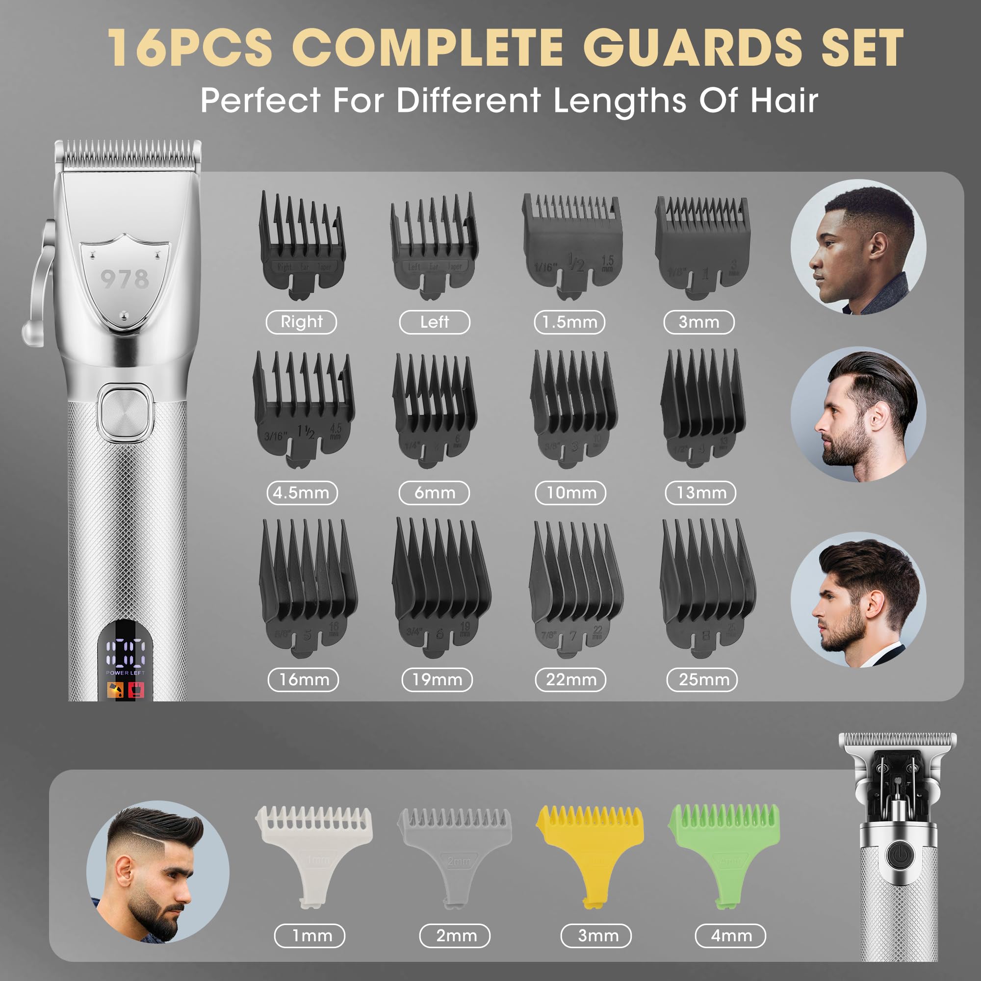 Lanumi hair clippers motor closeup showing powerful tool for thick hair.
