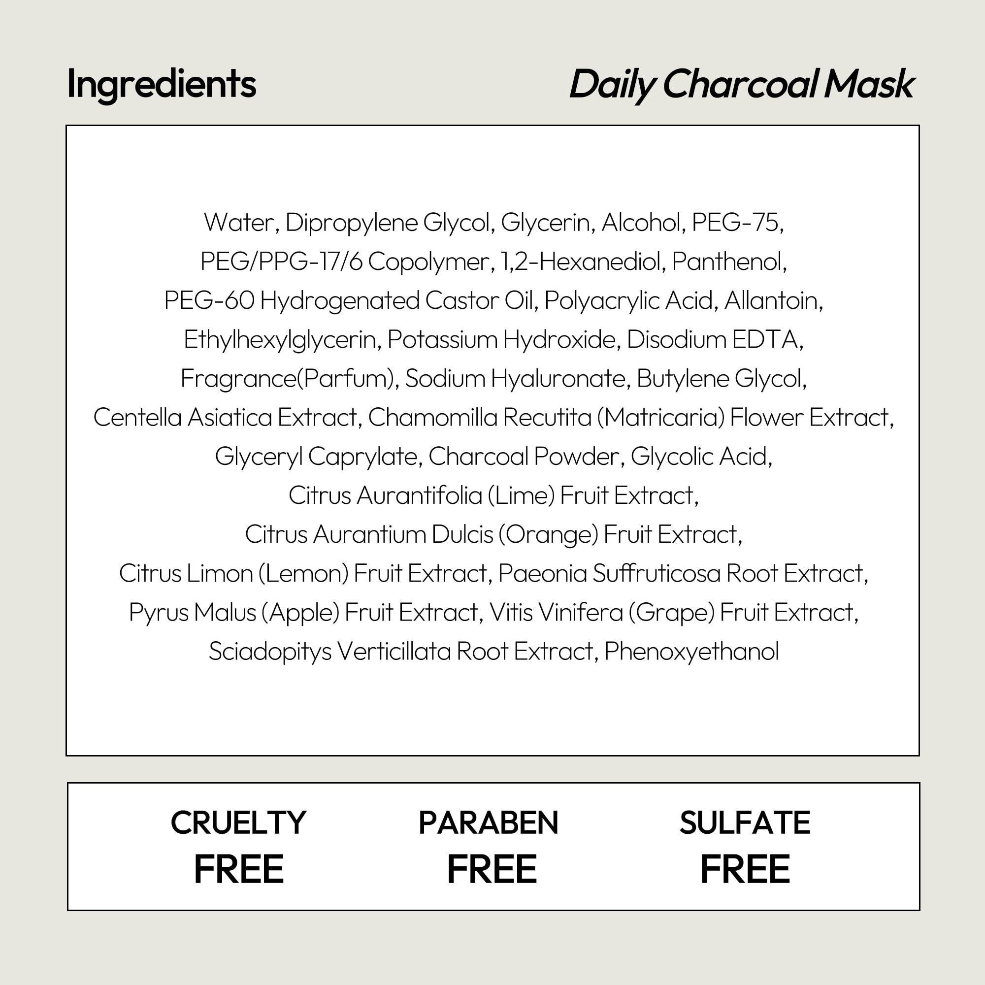 LAPCOS Charcoal Sheet Mask serum remaining after removal suggests hydrating nourishment.