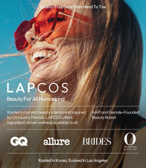 LAPCOS Milk Sheet Mask application on face demonstrates easy contour fit.