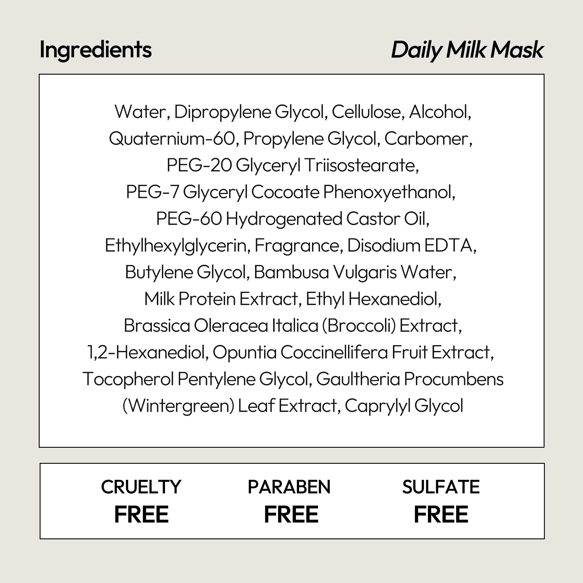 LAPCOS Milk Sheet Mask five-pack display signals value and convenience.