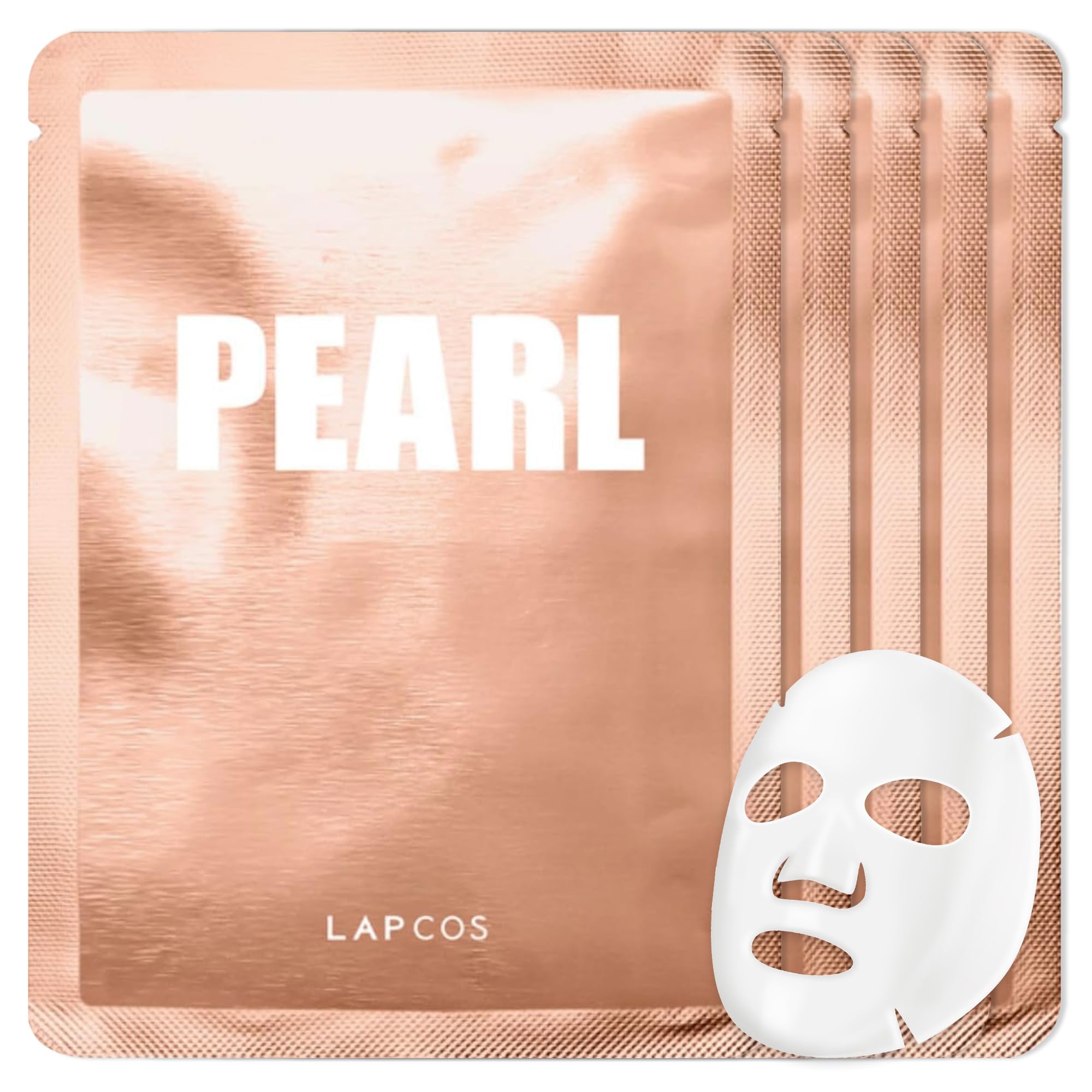 LAPCOS Pearl Sheet Mask unfolded for a hydration ritual and prep