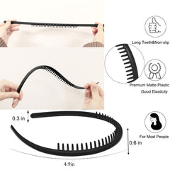 LAPOHI 8pcs packaging shows versatile headbands for women, men, and teens