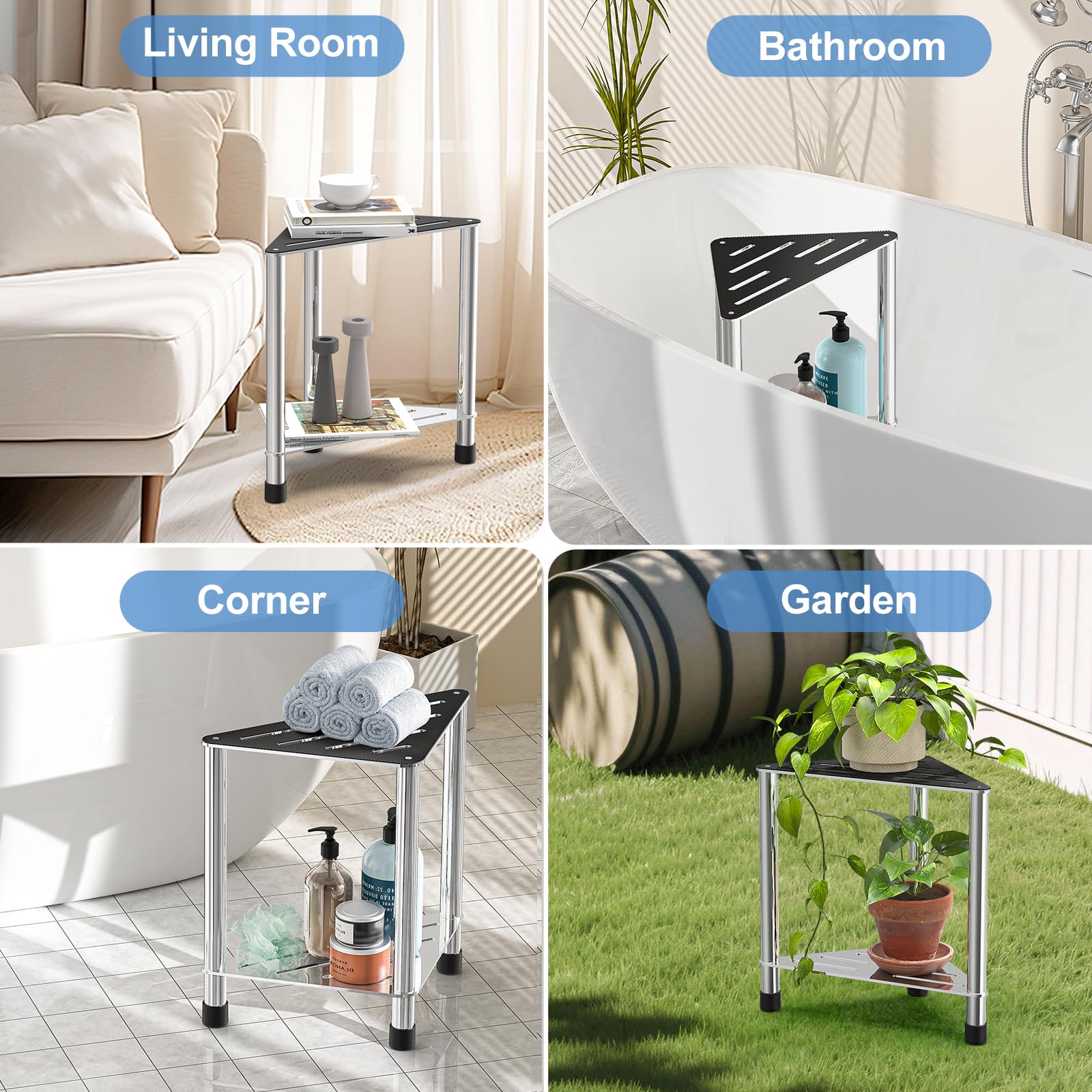 LarFaFa dual-layer design offers top seating and bottom storage.