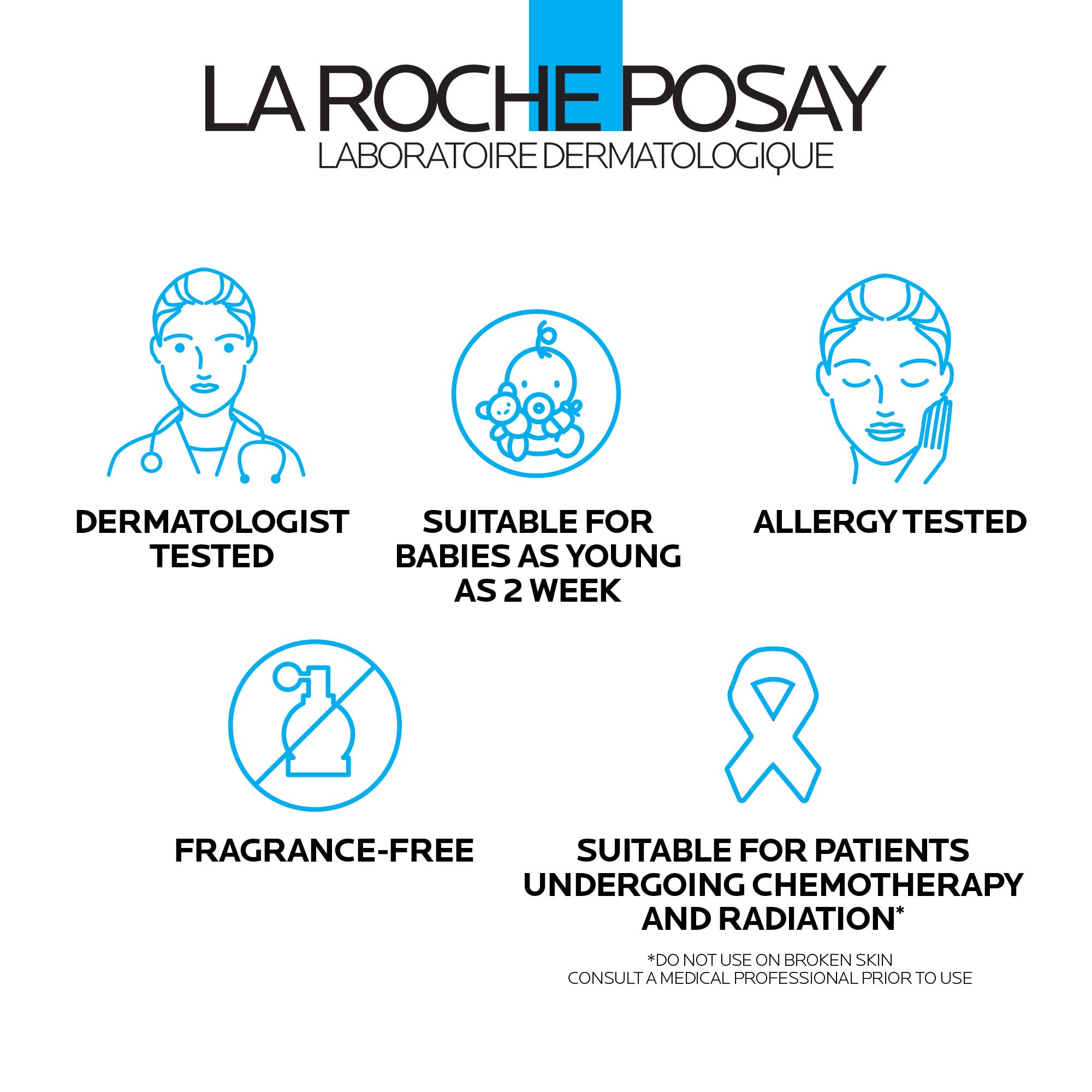 La Roche-Posay Cicaplast B5 fragrance-free formula suitable for sensitive skin