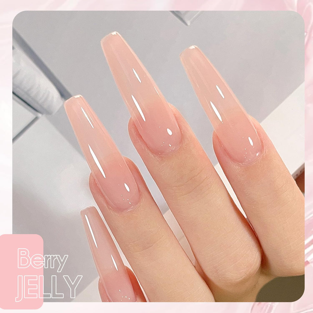 Larvall Beautpal nude gel polish set color swatches show wearable nude hues.