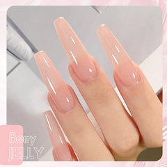 Larvall Beautpal nude gel polish set color swatches show wearable nude hues.