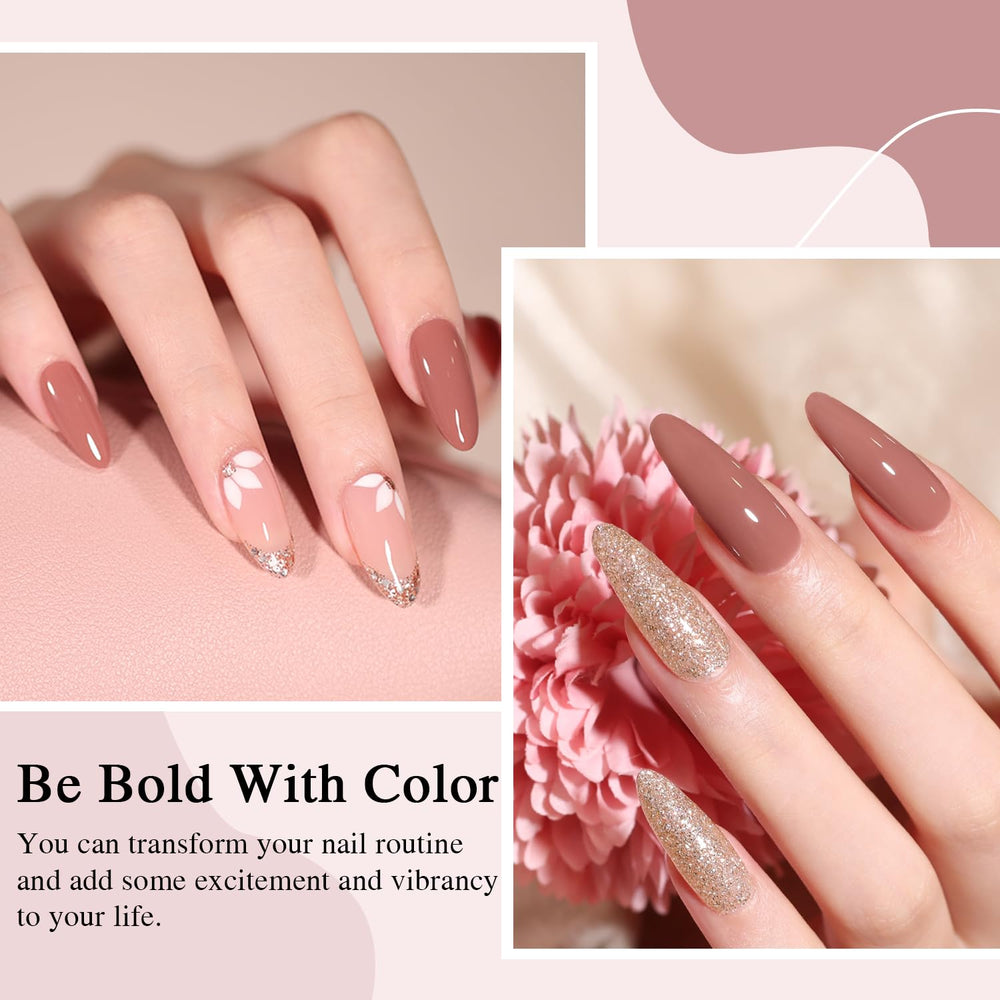 Larvall Beautpal Nude Gel Polish swatches collection demonstrates skin tone neutrals for natural manicure