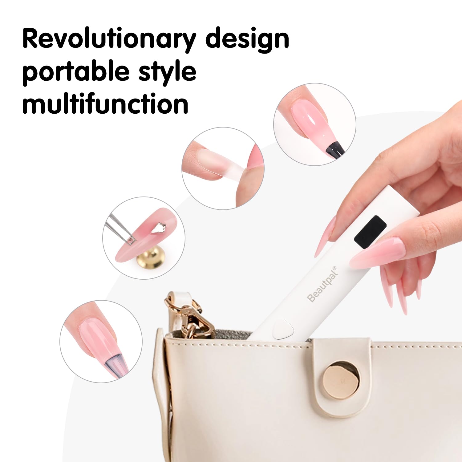 Larvall BEAUTPAL USB rechargeable design for cord-free power