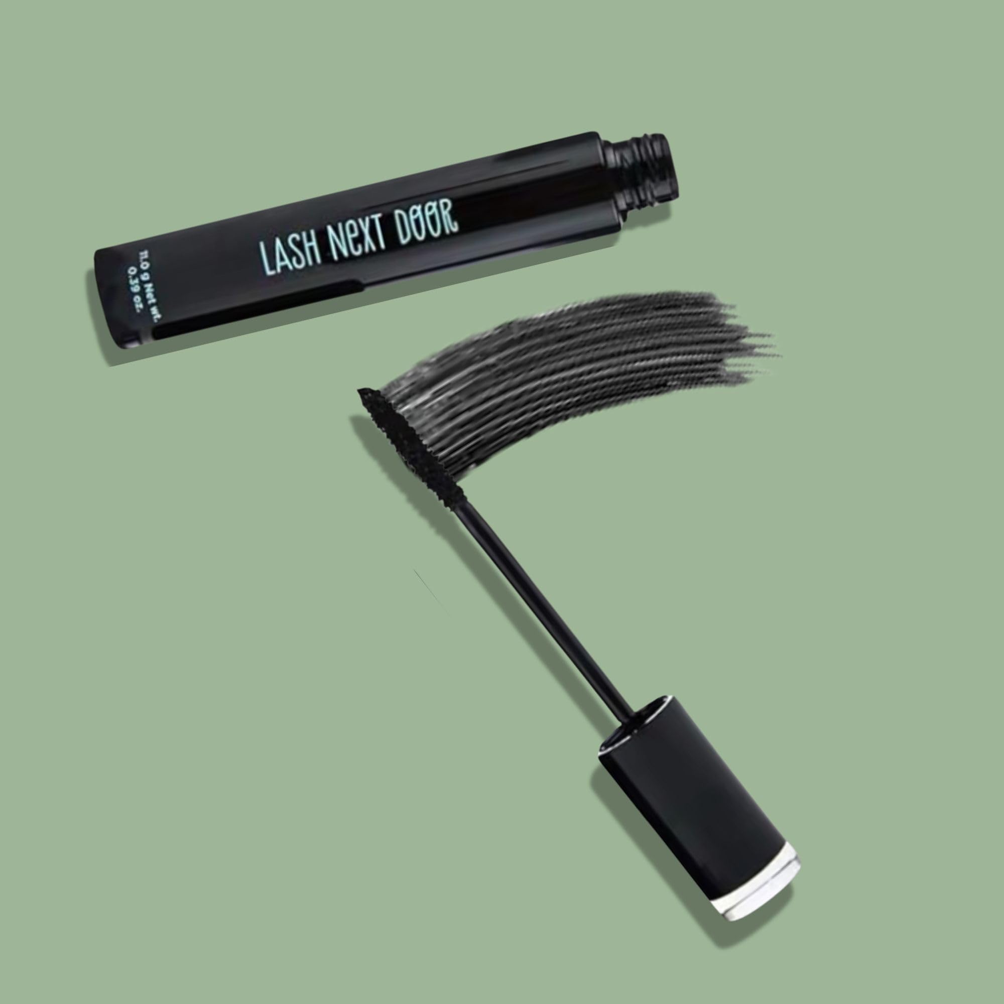 Lash Next Door smudge-proof mascara tested in rain for long wear