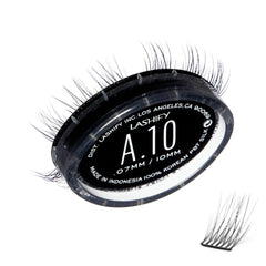 Lashify Amplify 10mm gossamer lashes close-up for natural look.