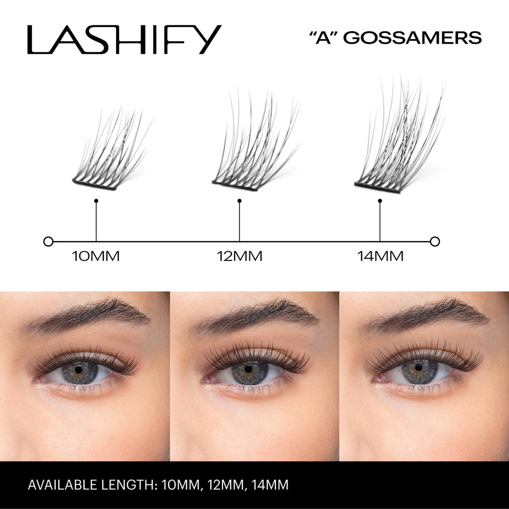 Lashify cruelty-free vegan symbol beside lashes.