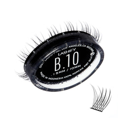 Lashify Bold 10mm Gossamer refill pack shows premium Korean silk lashes for natural-looking volume.