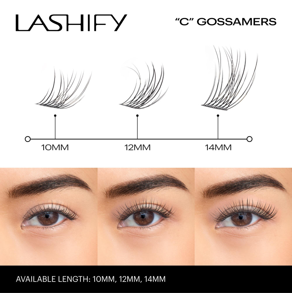 Lashify Curl 10mm Gossamer bond needs 12–24 hours to set for best hold.