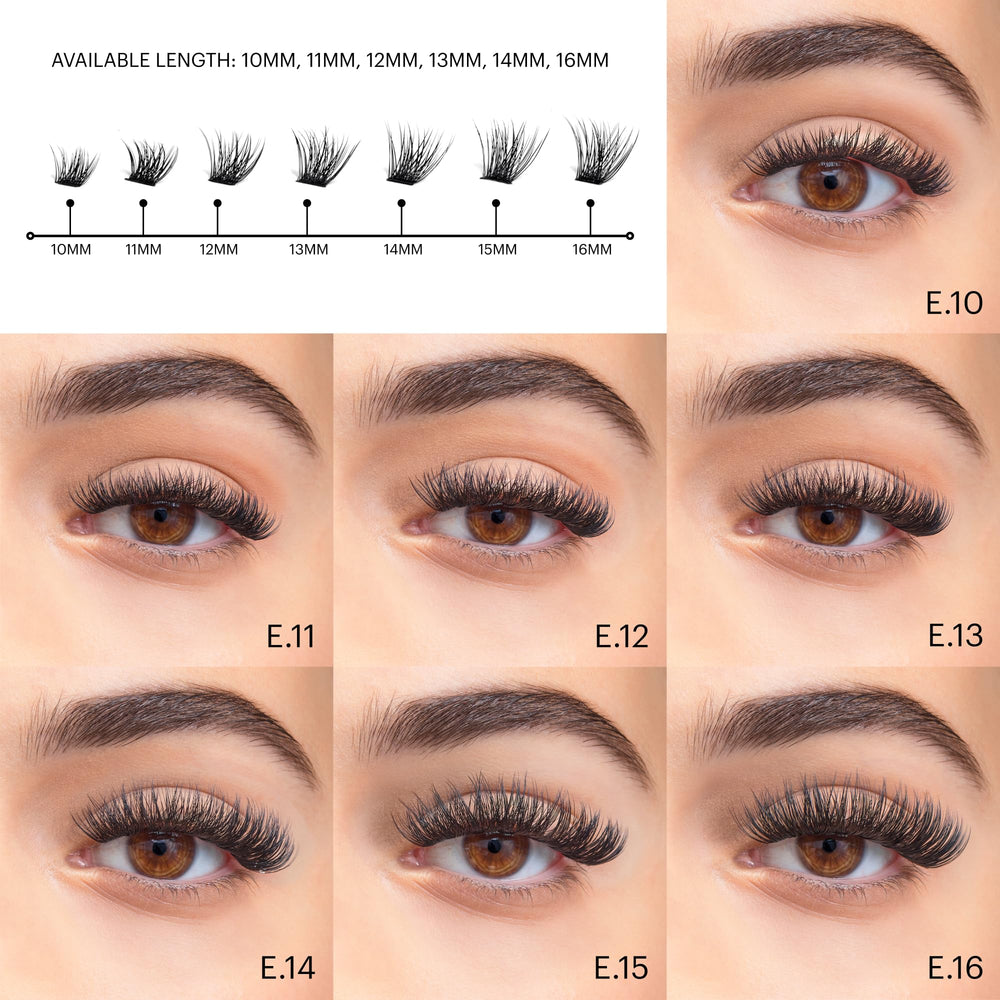 Lashify Extreme 14mm Gossamer application ease close-up for simple DIY lash days.