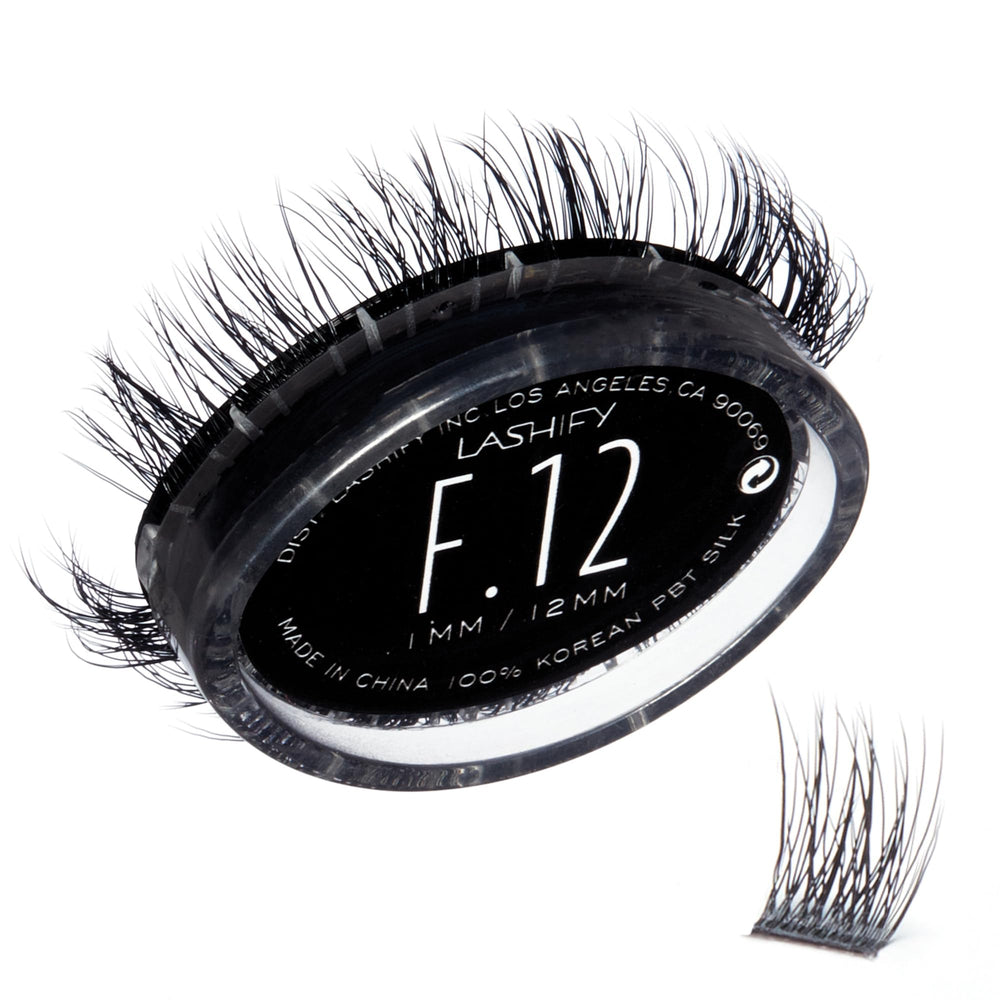 Lashify Fluffy 12mm Gossamer refill packaging—premium cruelty-free lashes for easy replacement.