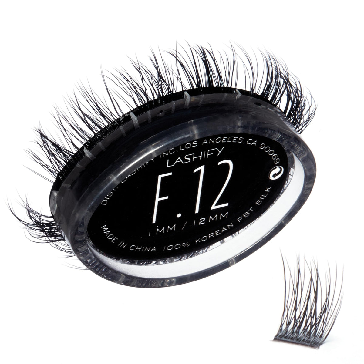 Lashify Fluffy 12mm Gossamer refill packaging—premium cruelty-free lashes for easy replacement.