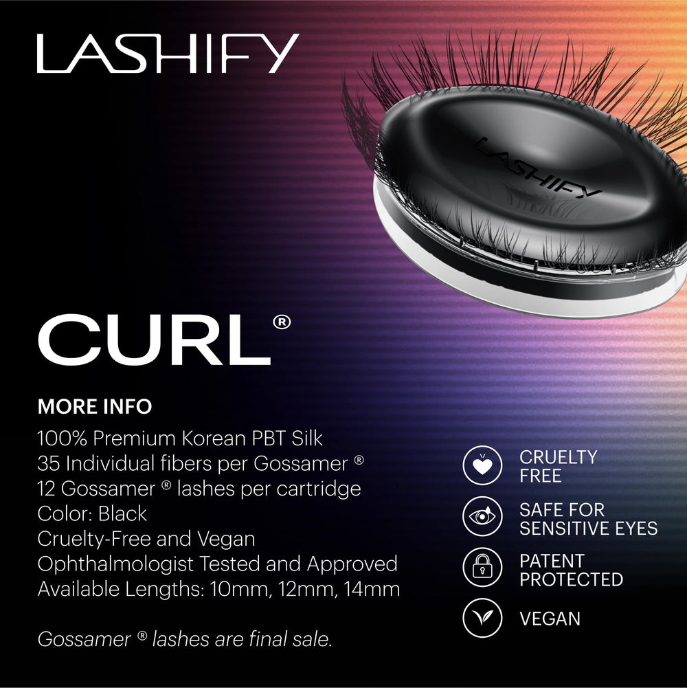 Lashify fuse-control-wand-usage demonstrates precise placement for a natural effect.