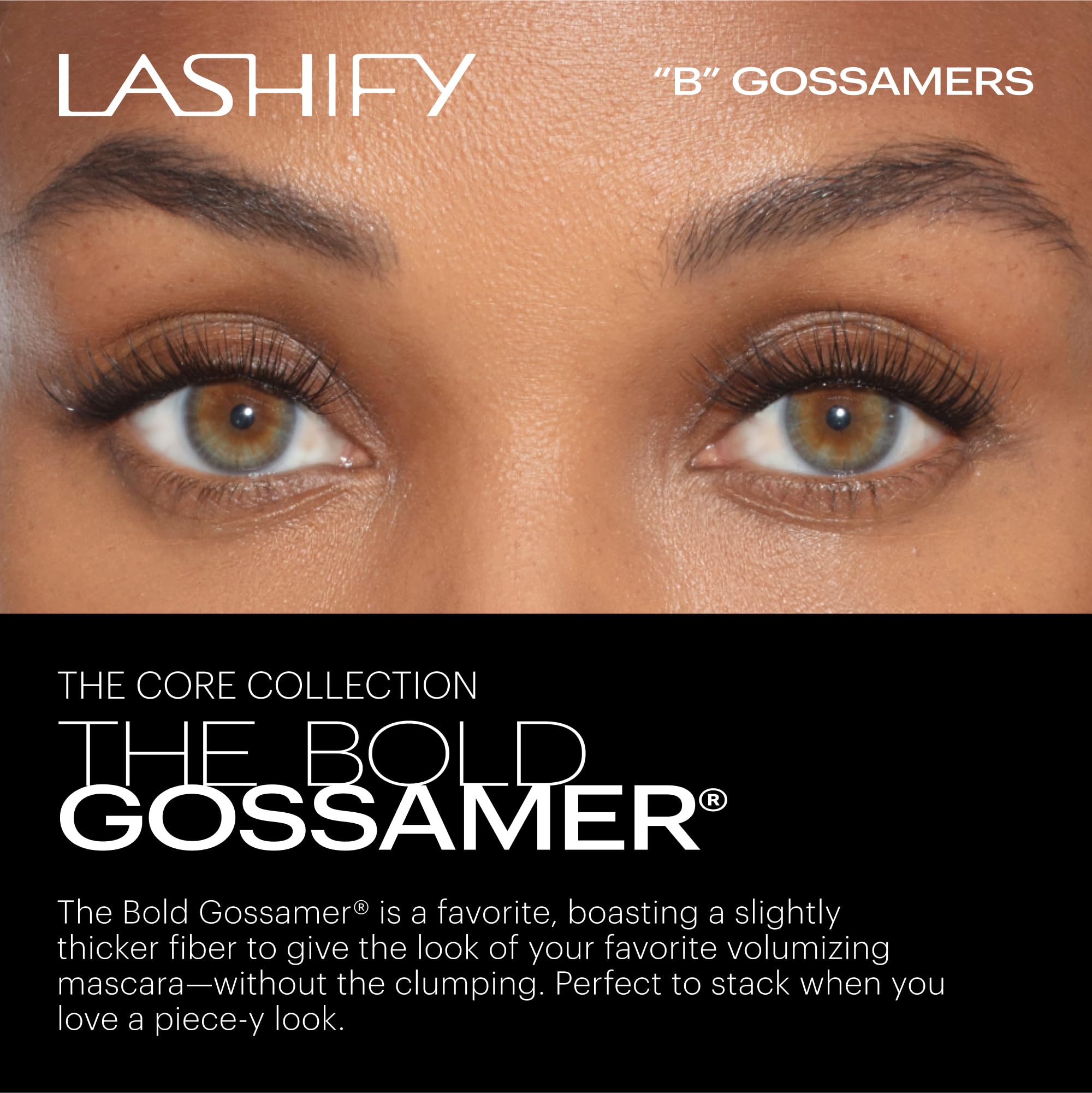 Lashify Gossamer cartridge closeup highlights precise, DIY-friendly lash fibers.