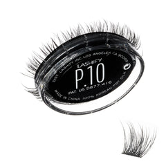 Lashify Plushy 10mm Gossamer lashes close-up for luxurious volume.