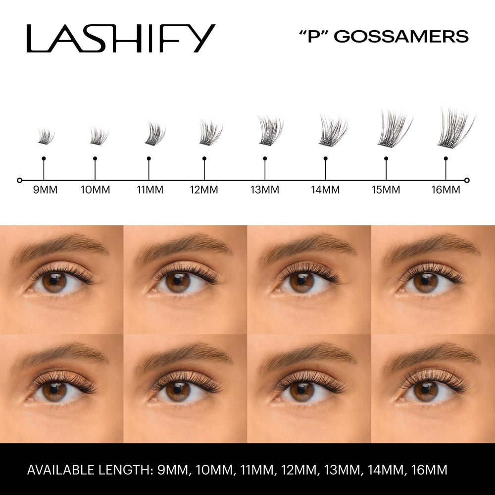 Lashify Plushy color range shown in Truffle, Chocolate, Black for versatile looks.