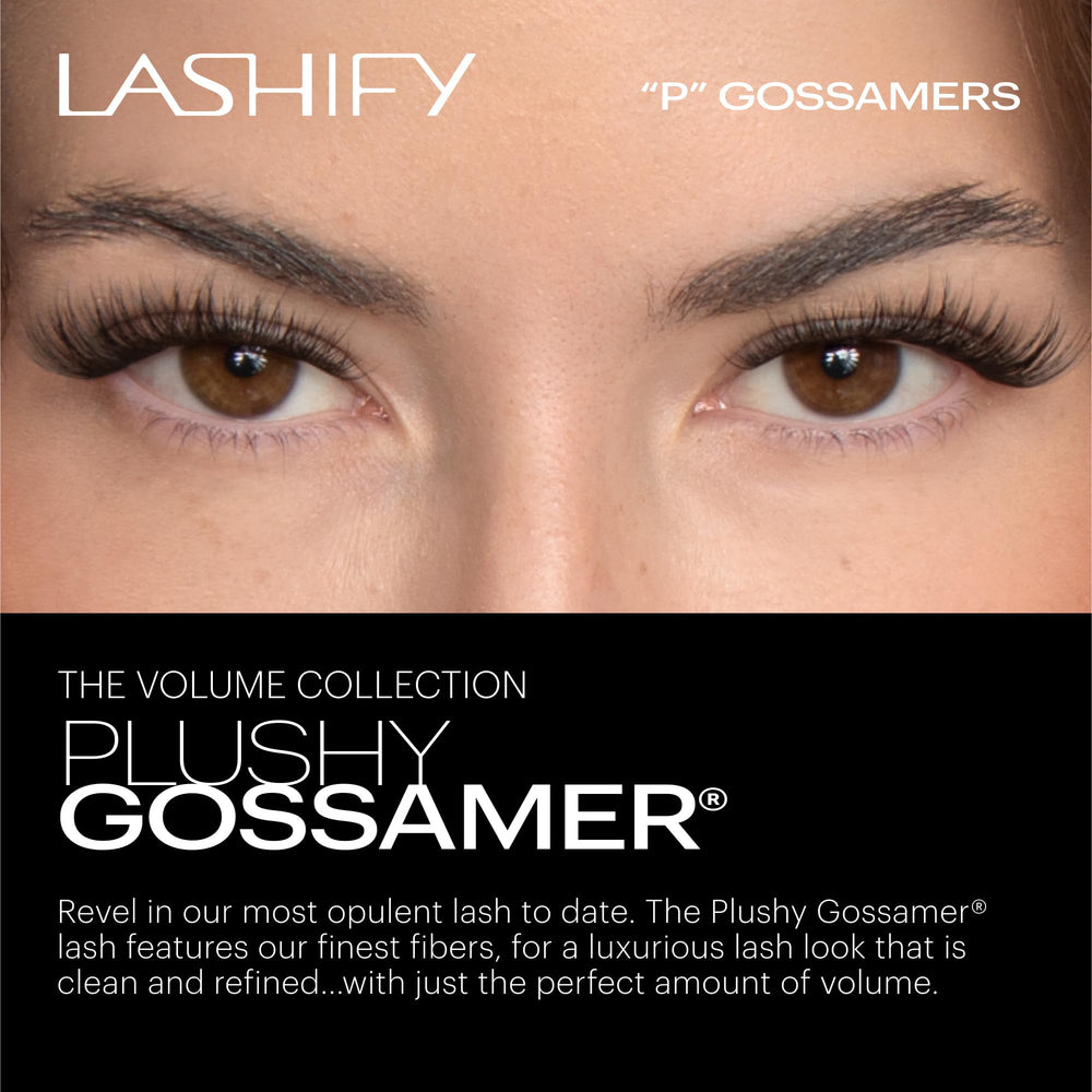 Lashify Plushy flat spinebase supports longevity for all-day wear.
