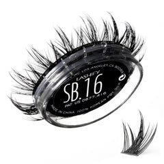 Lashify Star Burst 16mm Gossamer refill on tray for versatile lash styling.