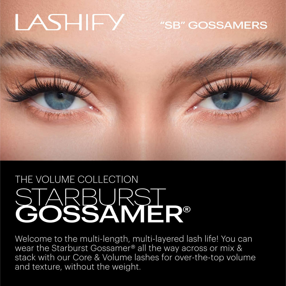 Lashify Star Burst multi-length lashes for layered texture and dramatic dimension