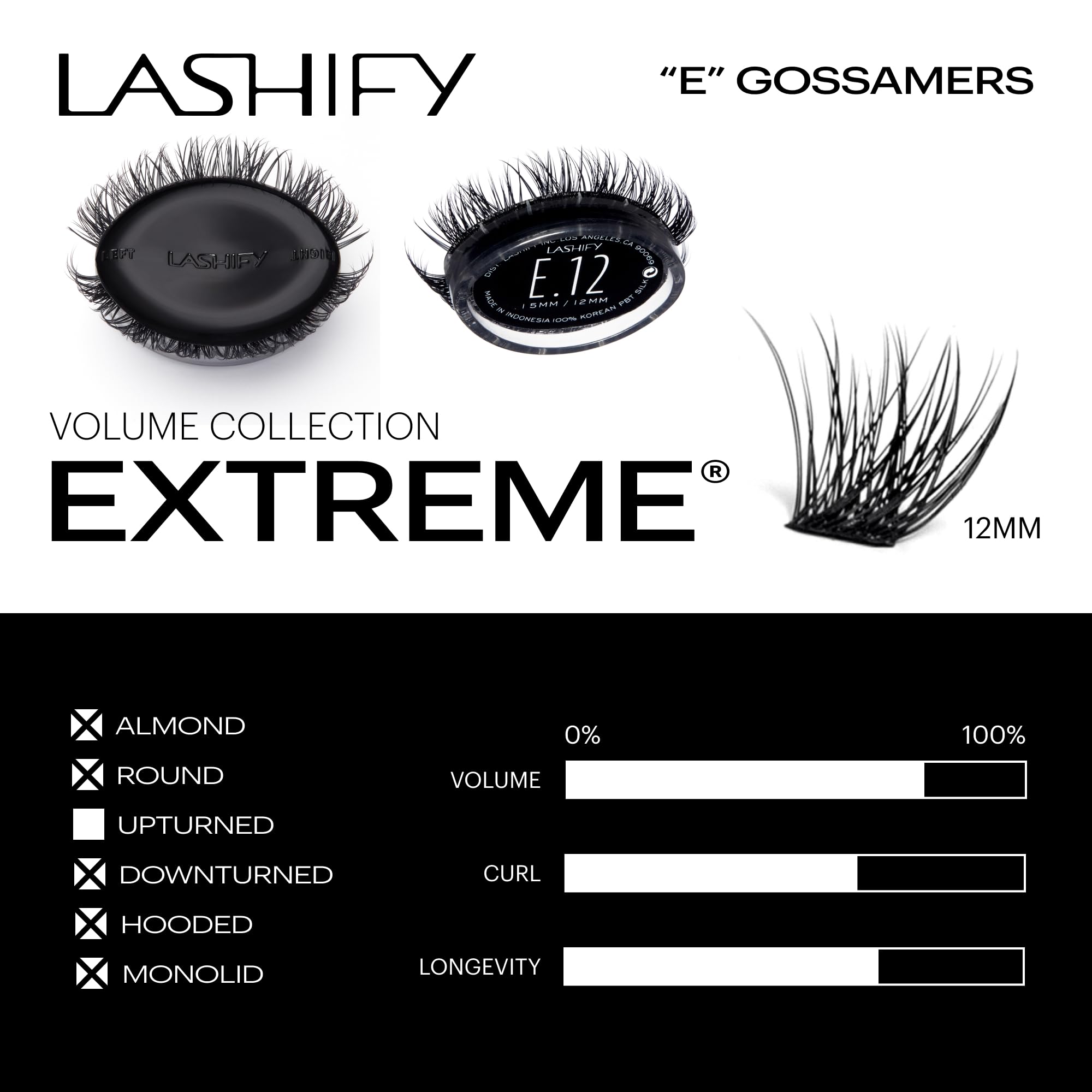 Lashify Fuse Control Wand in action enables precise application.